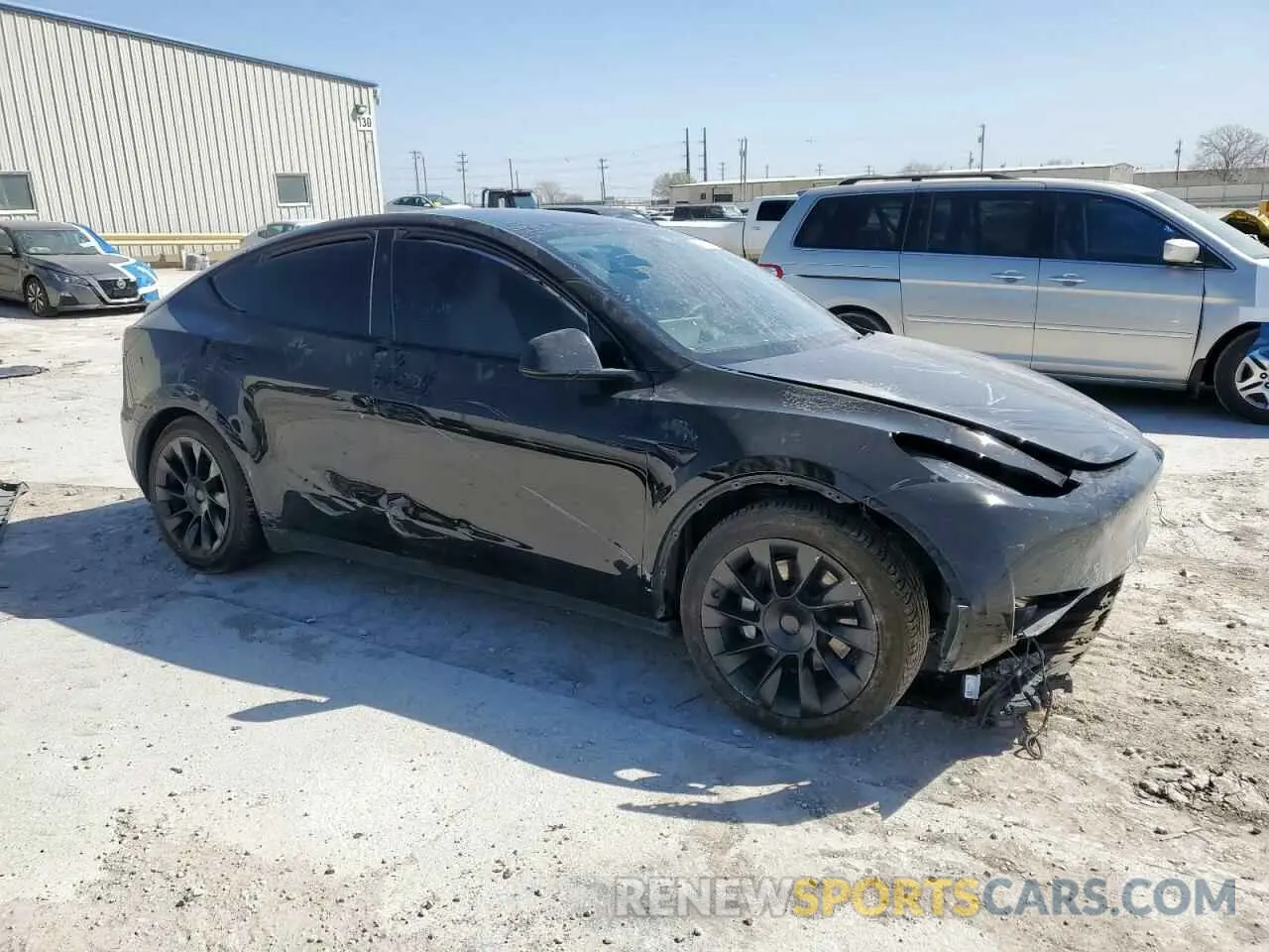 4 Photograph of a damaged car 7SAYGDEE2PA156384 TESLA MODEL Y 2023