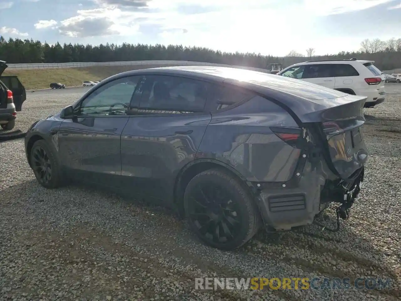 2 Photograph of a damaged car 7SAYGDEE2PA163013 TESLA MODEL Y 2023