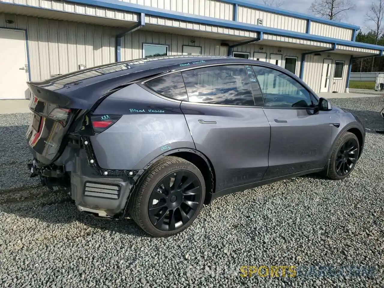 3 Photograph of a damaged car 7SAYGDEE2PA163013 TESLA MODEL Y 2023