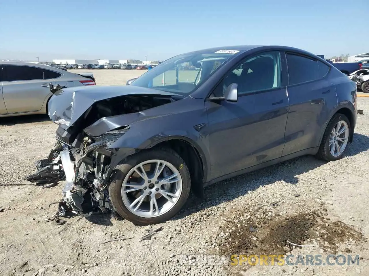 1 Photograph of a damaged car 7SAYGDEE2PA164405 TESLA MODEL Y 2023