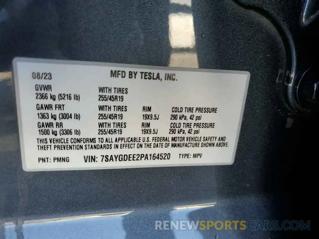 12 Photograph of a damaged car 7SAYGDEE2PA164520 TESLA MODEL Y 2023