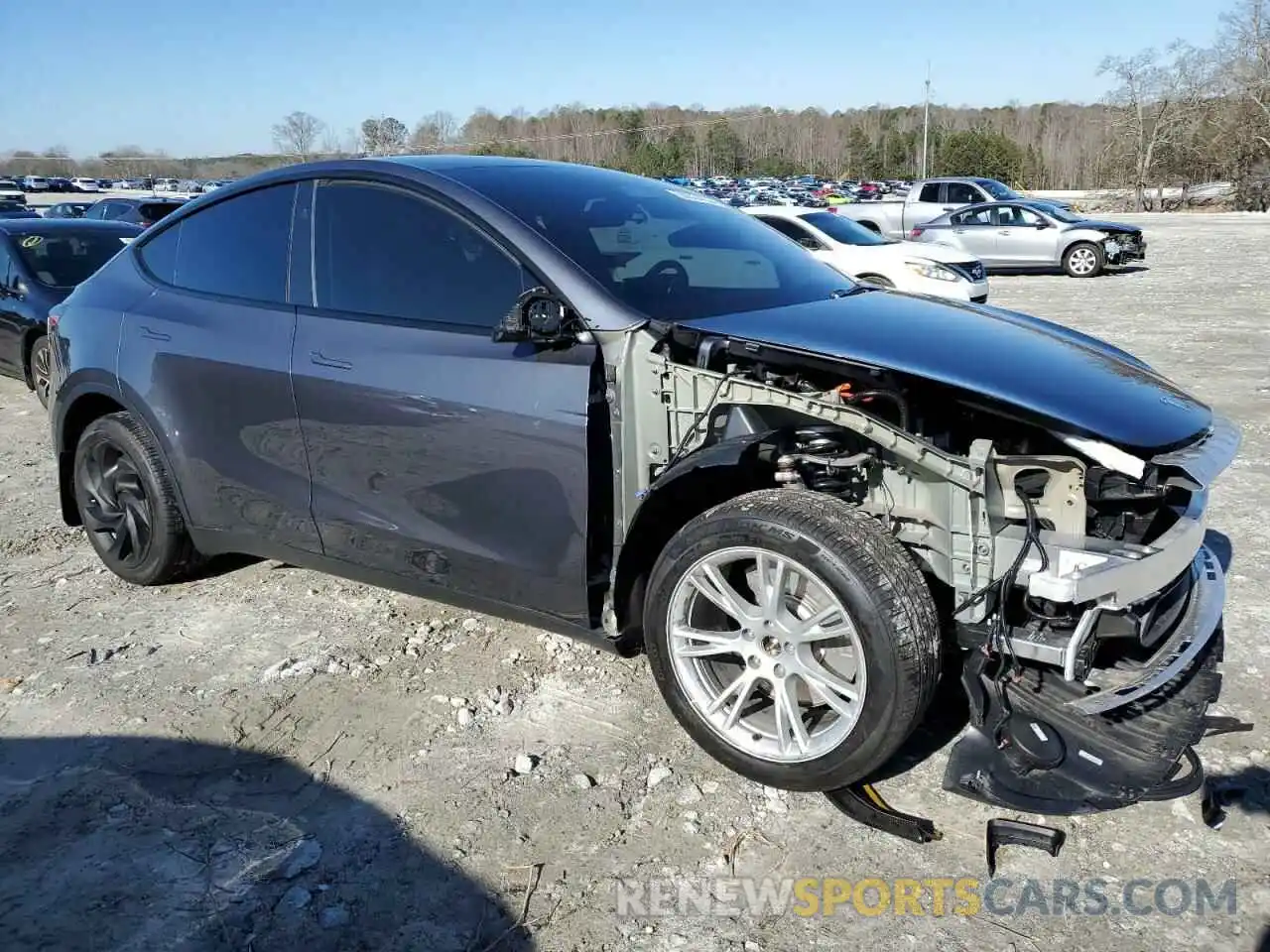 4 Photograph of a damaged car 7SAYGDEE2PA164520 TESLA MODEL Y 2023