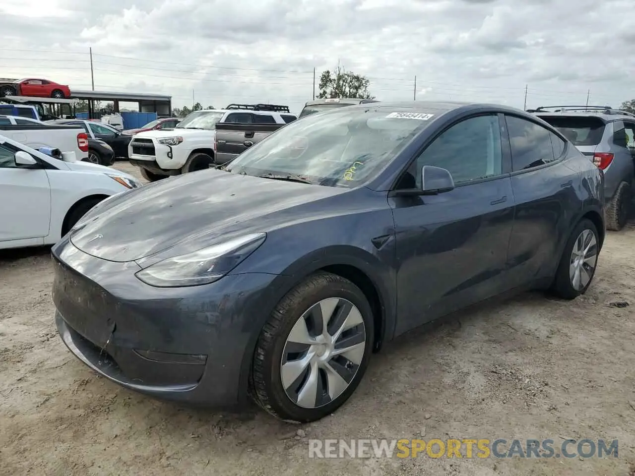 1 Photograph of a damaged car 7SAYGDEE2PA202344 TESLA MODEL Y 2023