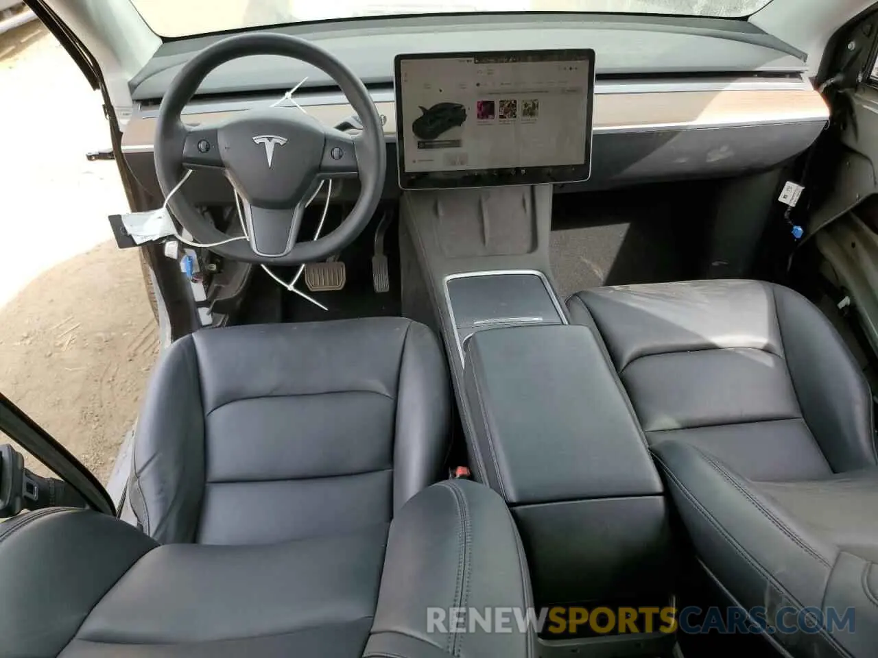 8 Photograph of a damaged car 7SAYGDEE2PF604240 TESLA MODEL Y 2023