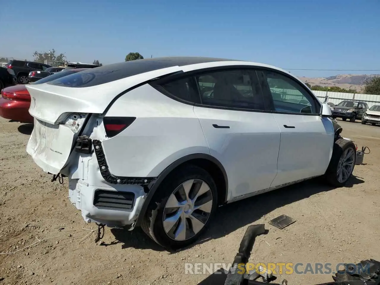 3 Photograph of a damaged car 7SAYGDEE2PF624603 TESLA MODEL Y 2023