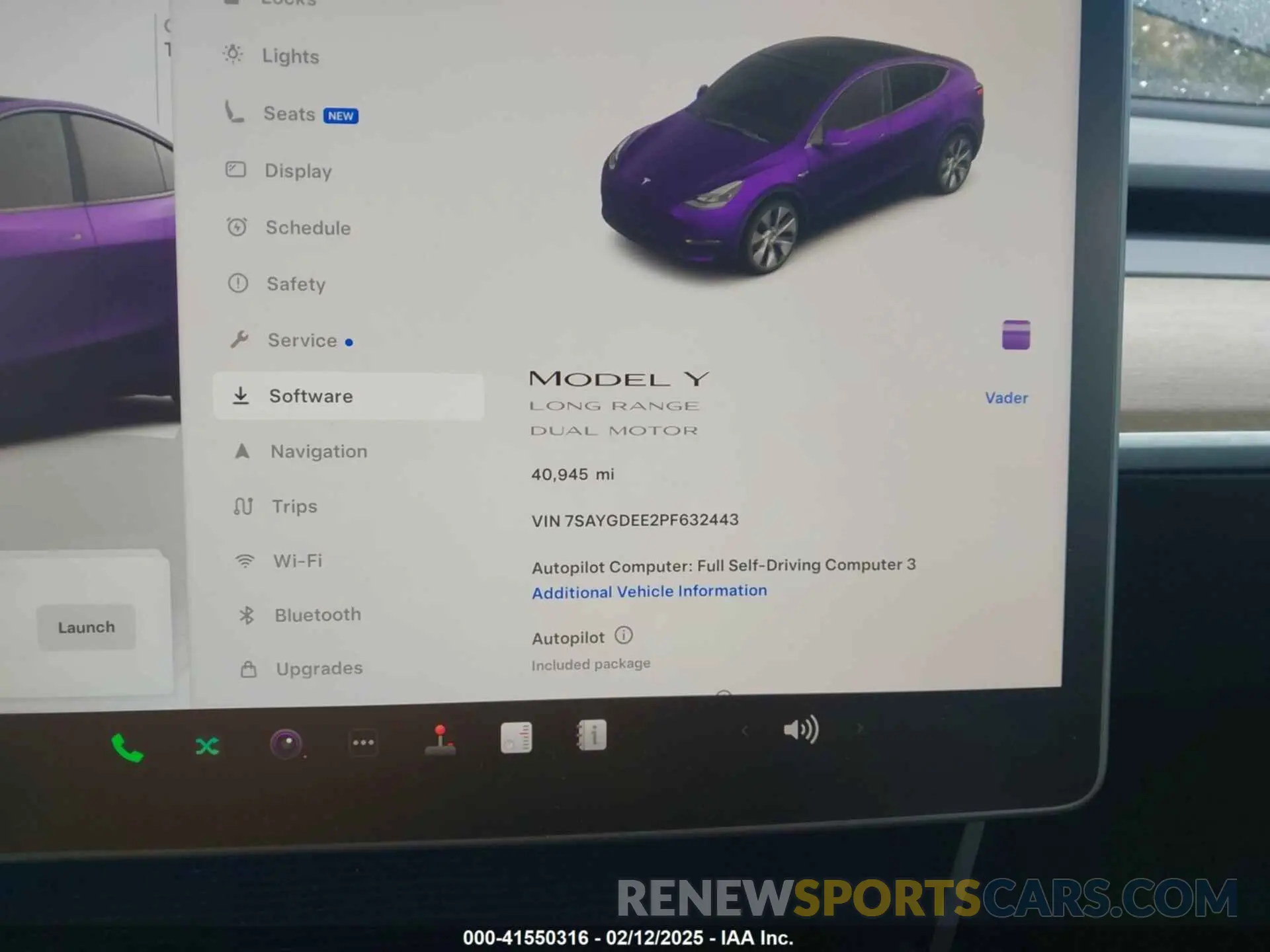 7 Photograph of a damaged car 7SAYGDEE2PF632443 TESLA MODEL Y 2023