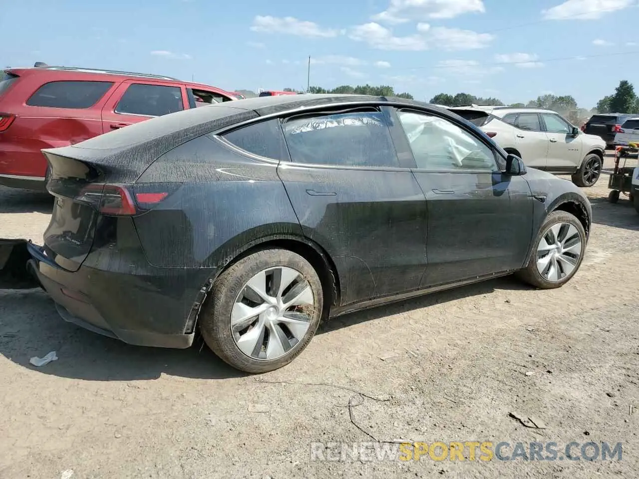 3 Photograph of a damaged car 7SAYGDEE2PF685966 TESLA MODEL Y 2023