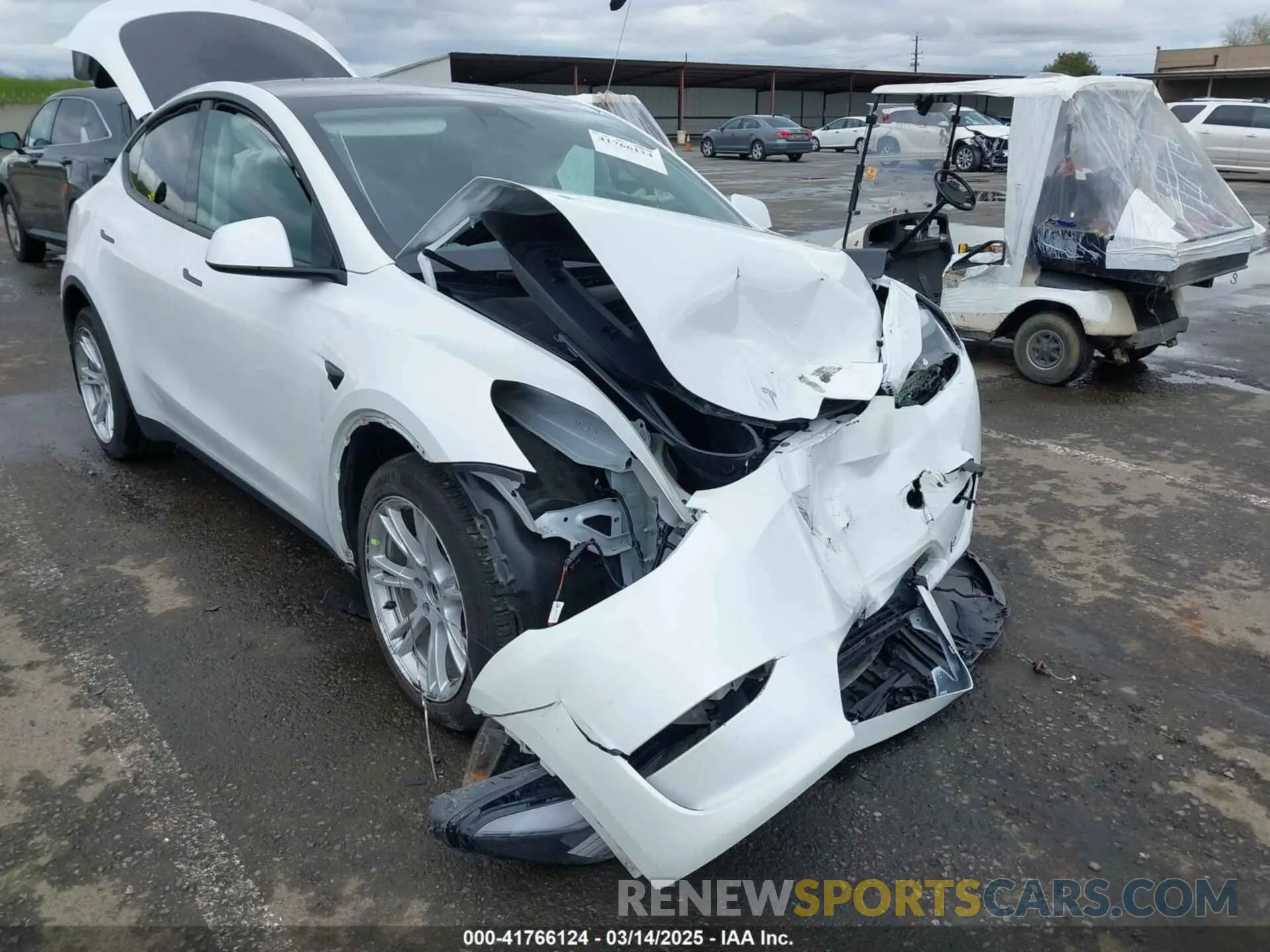 6 Photograph of a damaged car 7SAYGDEE2PF686311 TESLA MODEL Y 2023