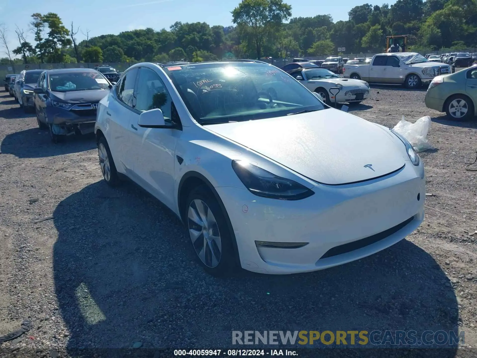 1 Photograph of a damaged car 7SAYGDEE2PF704533 TESLA MODEL Y 2023