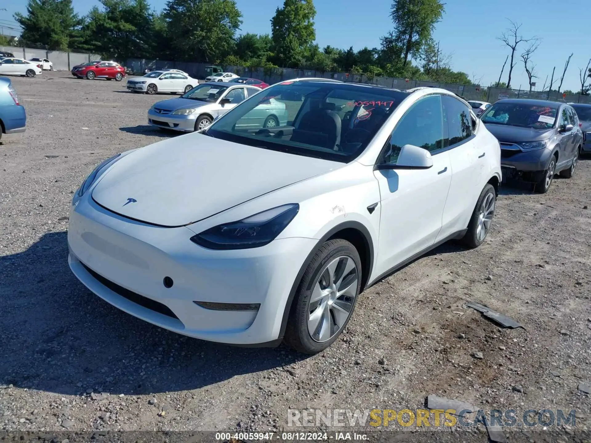 2 Photograph of a damaged car 7SAYGDEE2PF704533 TESLA MODEL Y 2023