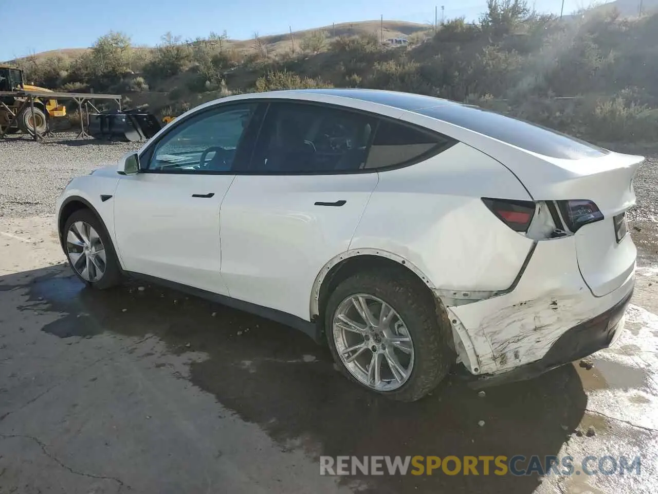 2 Photograph of a damaged car 7SAYGDEE2PF711689 TESLA MODEL Y 2023