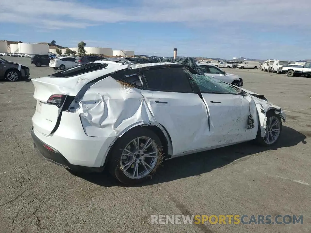 3 Photograph of a damaged car 7SAYGDEE2PF738780 TESLA MODEL Y 2023