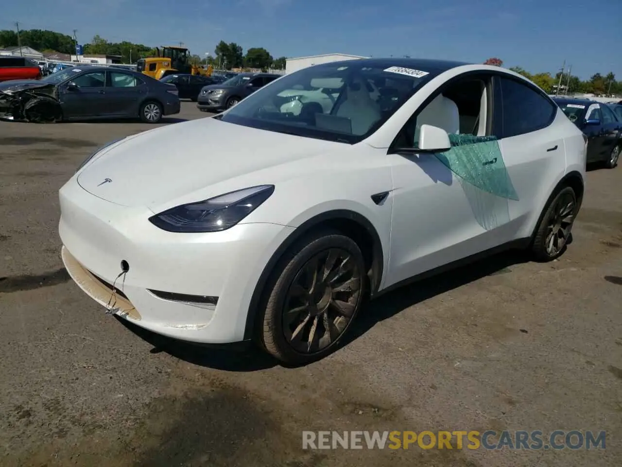 1 Photograph of a damaged car 7SAYGDEE2PF757572 TESLA MODEL Y 2023