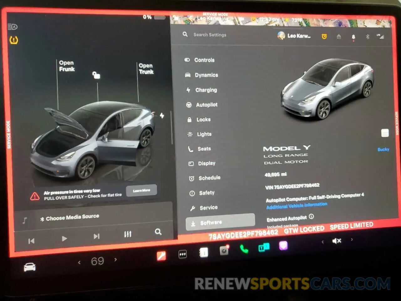 9 Photograph of a damaged car 7SAYGDEE2PF798462 TESLA MODEL Y 2023