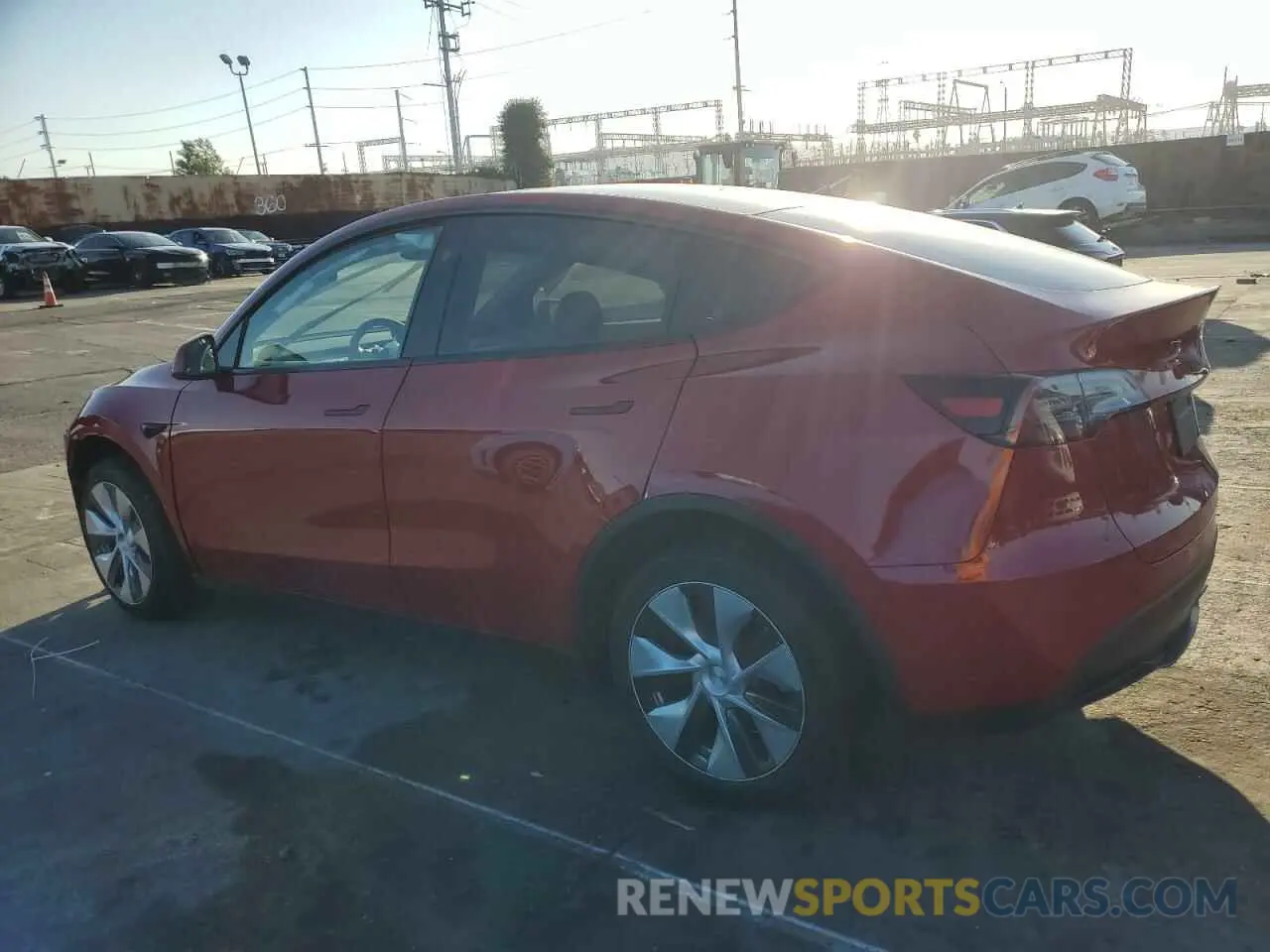 2 Photograph of a damaged car 7SAYGDEE2PF802512 TESLA MODEL Y 2023