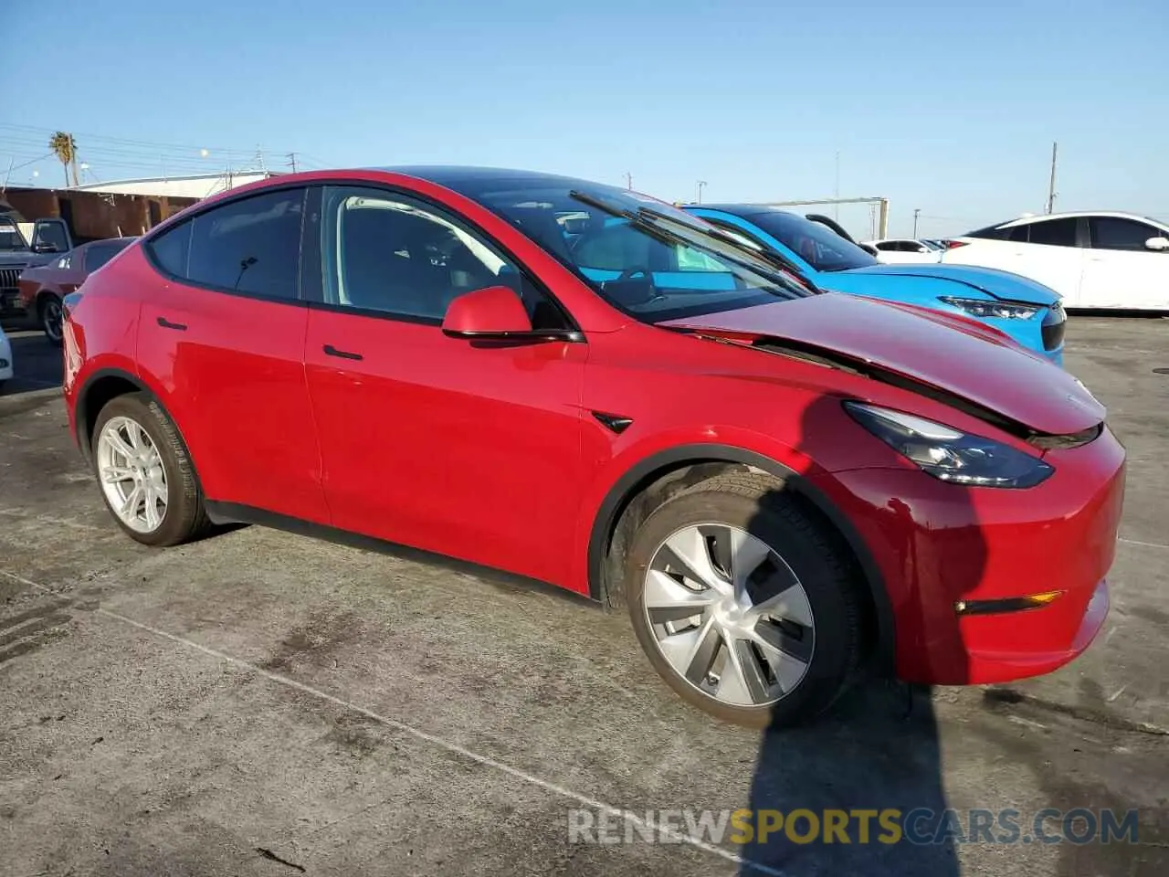 4 Photograph of a damaged car 7SAYGDEE2PF802512 TESLA MODEL Y 2023