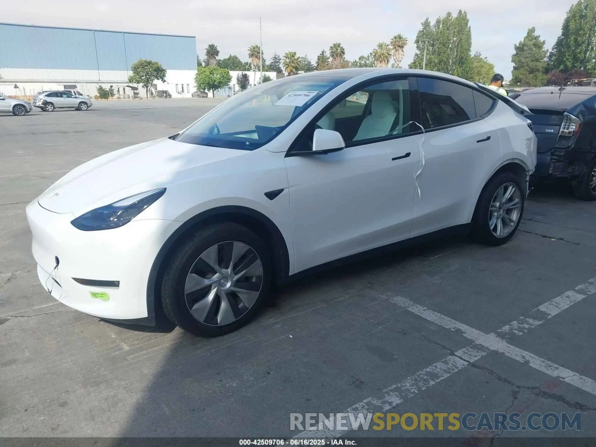 2 Photograph of a damaged car 7SAYGDEE2PF832769 TESLA MODEL Y 2023