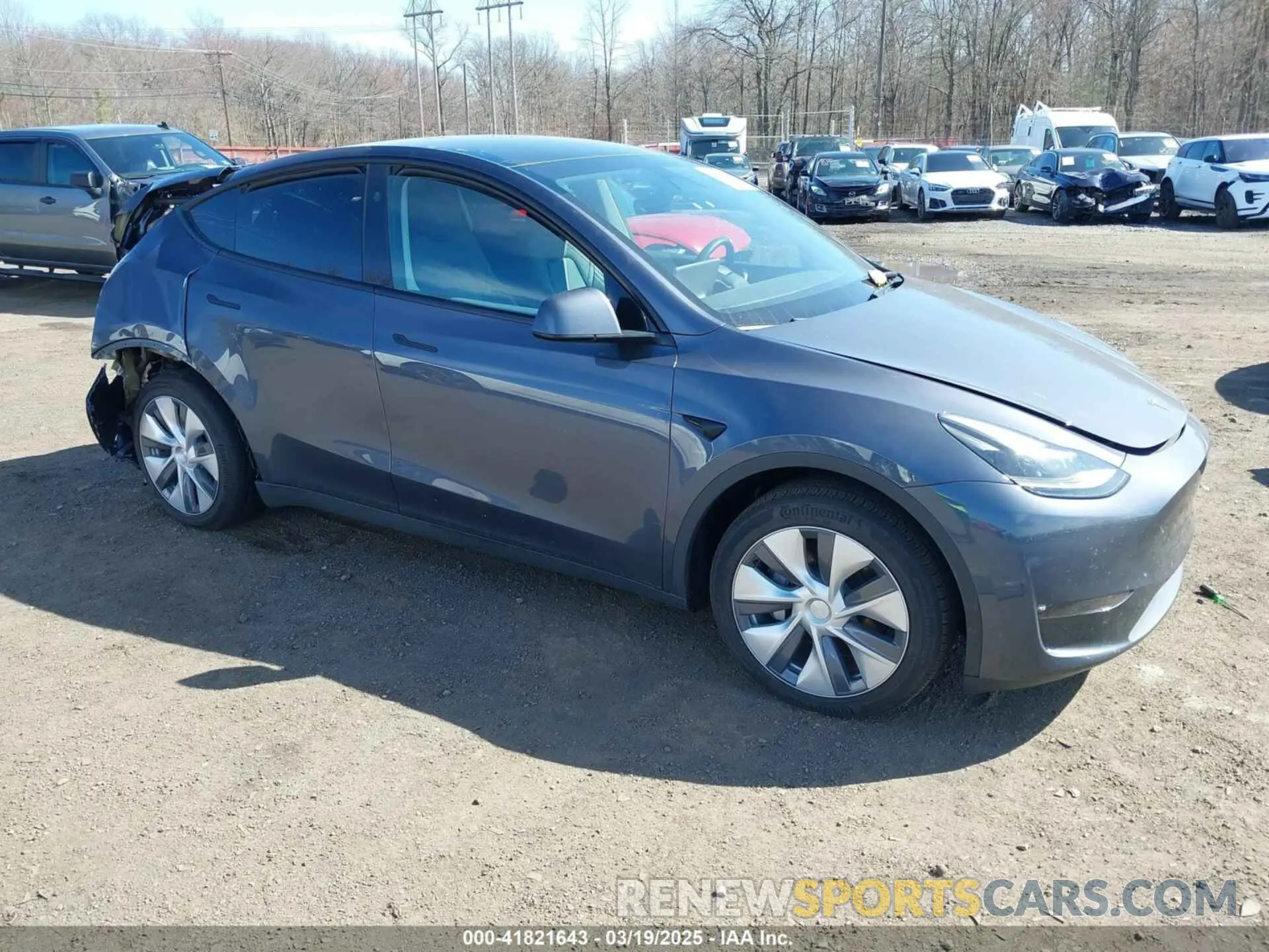 1 Photograph of a damaged car 7SAYGDEE2PF854917 TESLA MODEL Y 2023