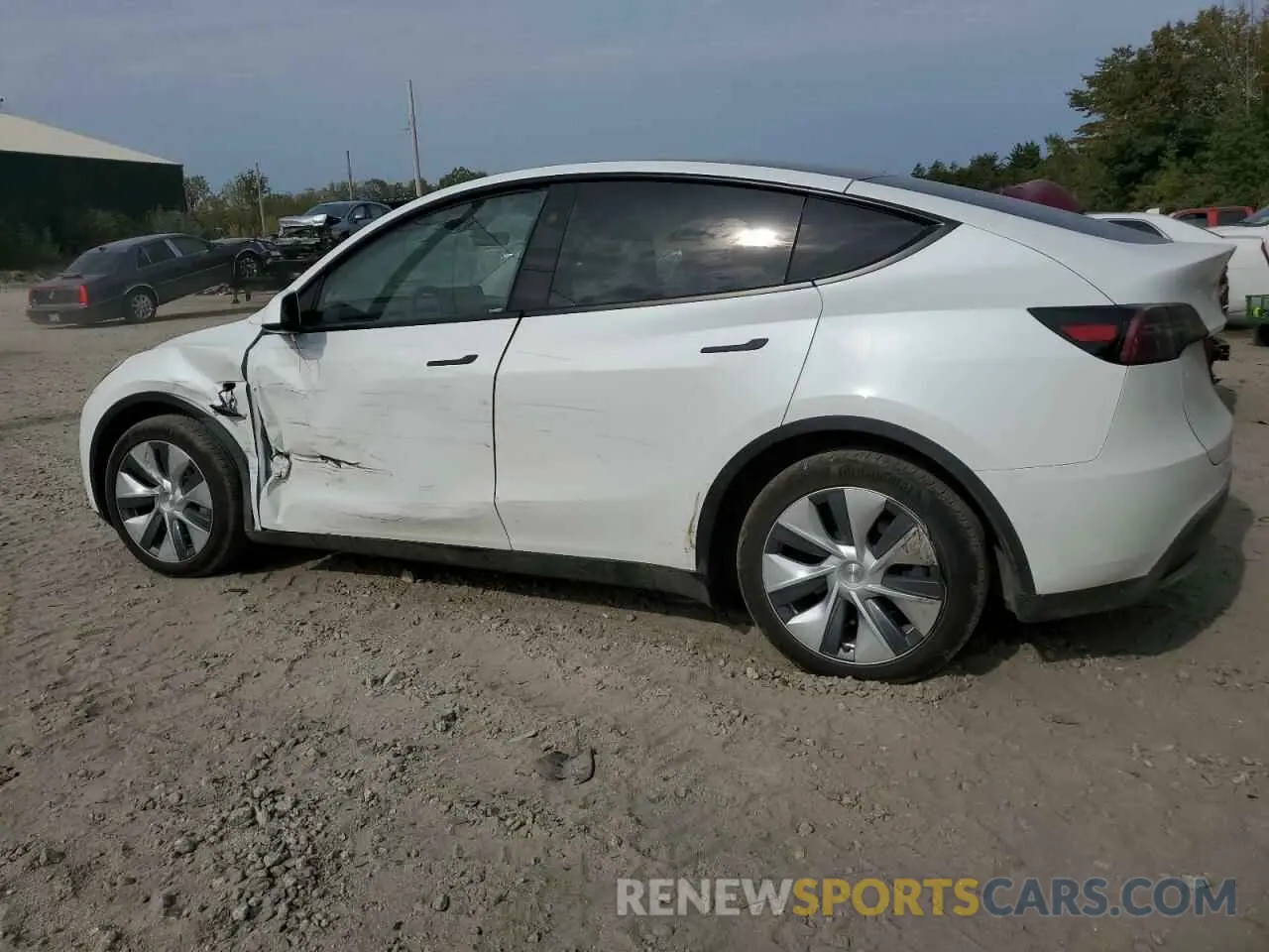 2 Photograph of a damaged car 7SAYGDEE2PF857090 TESLA MODEL Y 2023