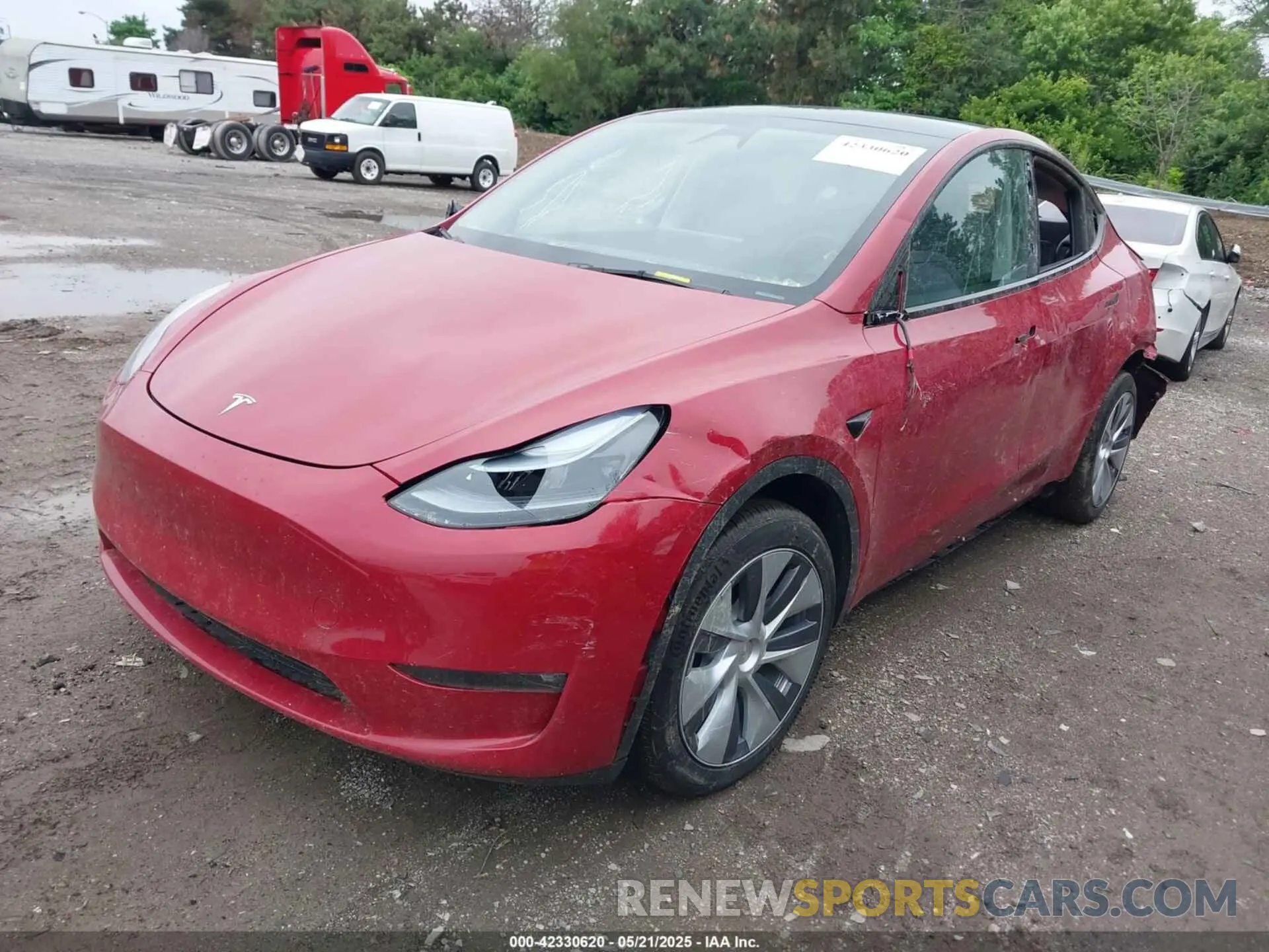 2 Photograph of a damaged car 7SAYGDEE2PF859115 TESLA MODEL Y 2023