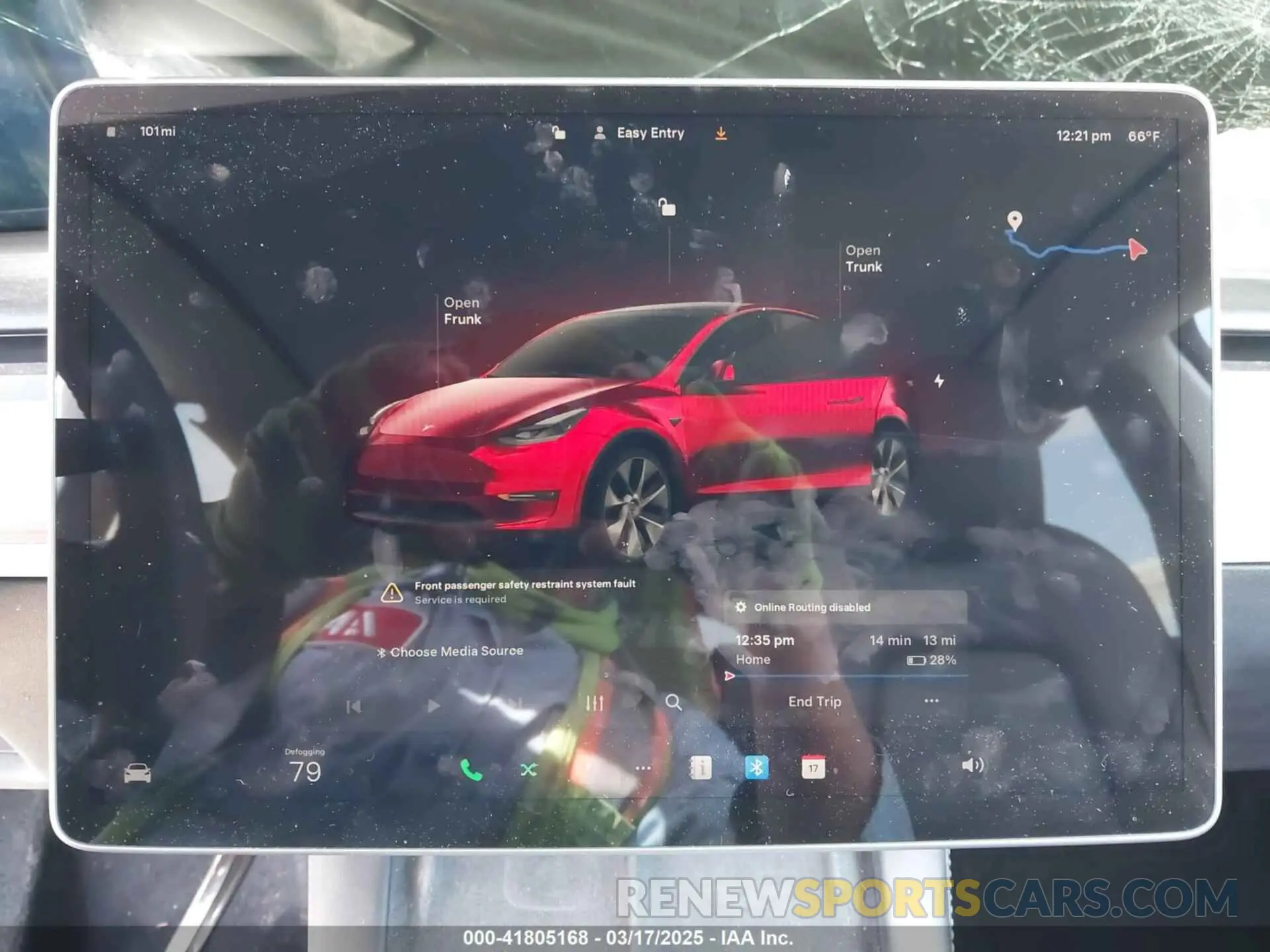 19 Photograph of a damaged car 7SAYGDEE2PF863200 TESLA MODEL Y 2023