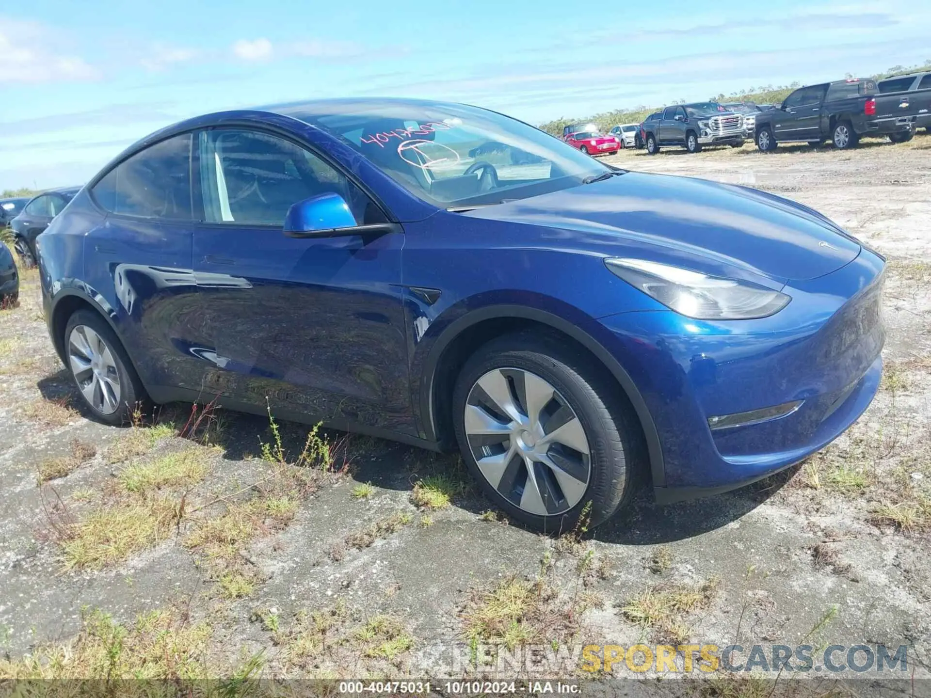 1 Photograph of a damaged car 7SAYGDEE2PF883334 TESLA MODEL Y 2023