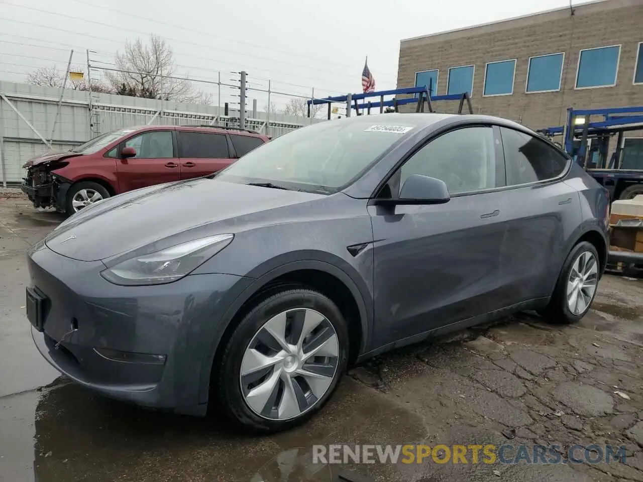 1 Photograph of a damaged car 7SAYGDEE2PF887772 TESLA MODEL Y 2023