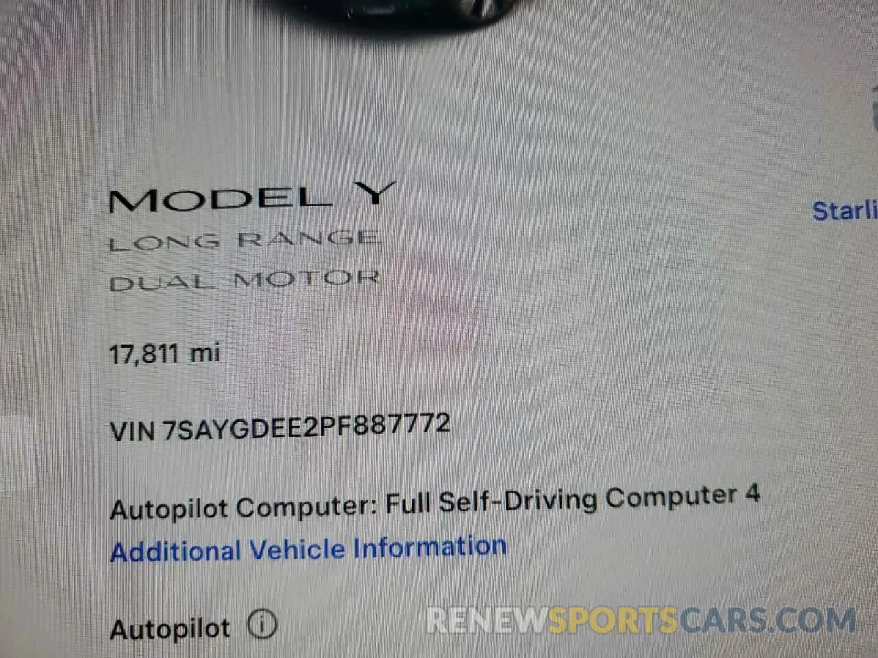 9 Photograph of a damaged car 7SAYGDEE2PF887772 TESLA MODEL Y 2023