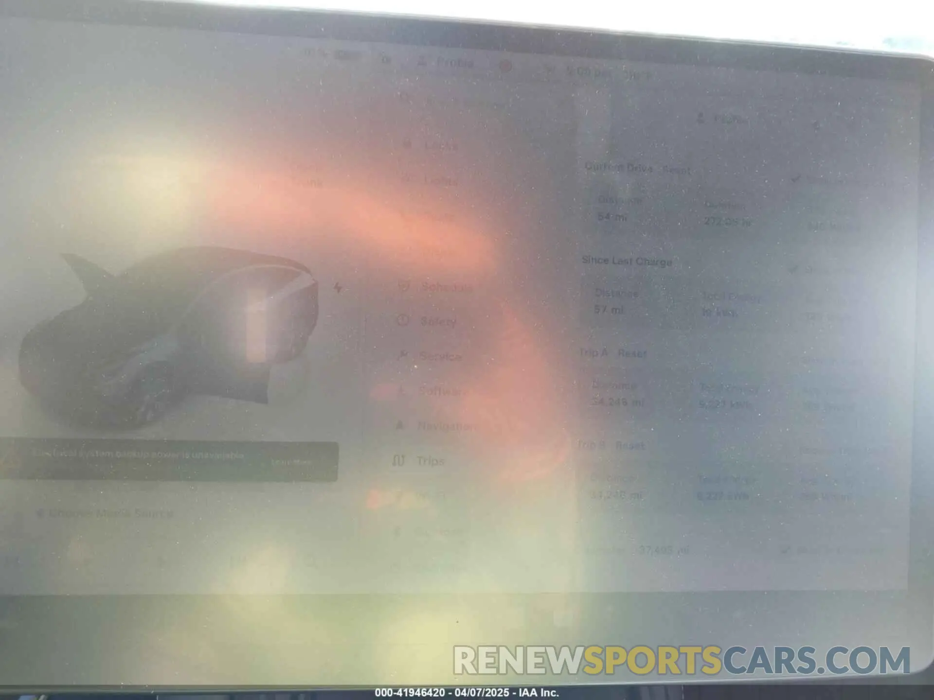 7 Photograph of a damaged car 7SAYGDEE2PF889117 TESLA MODEL Y 2023
