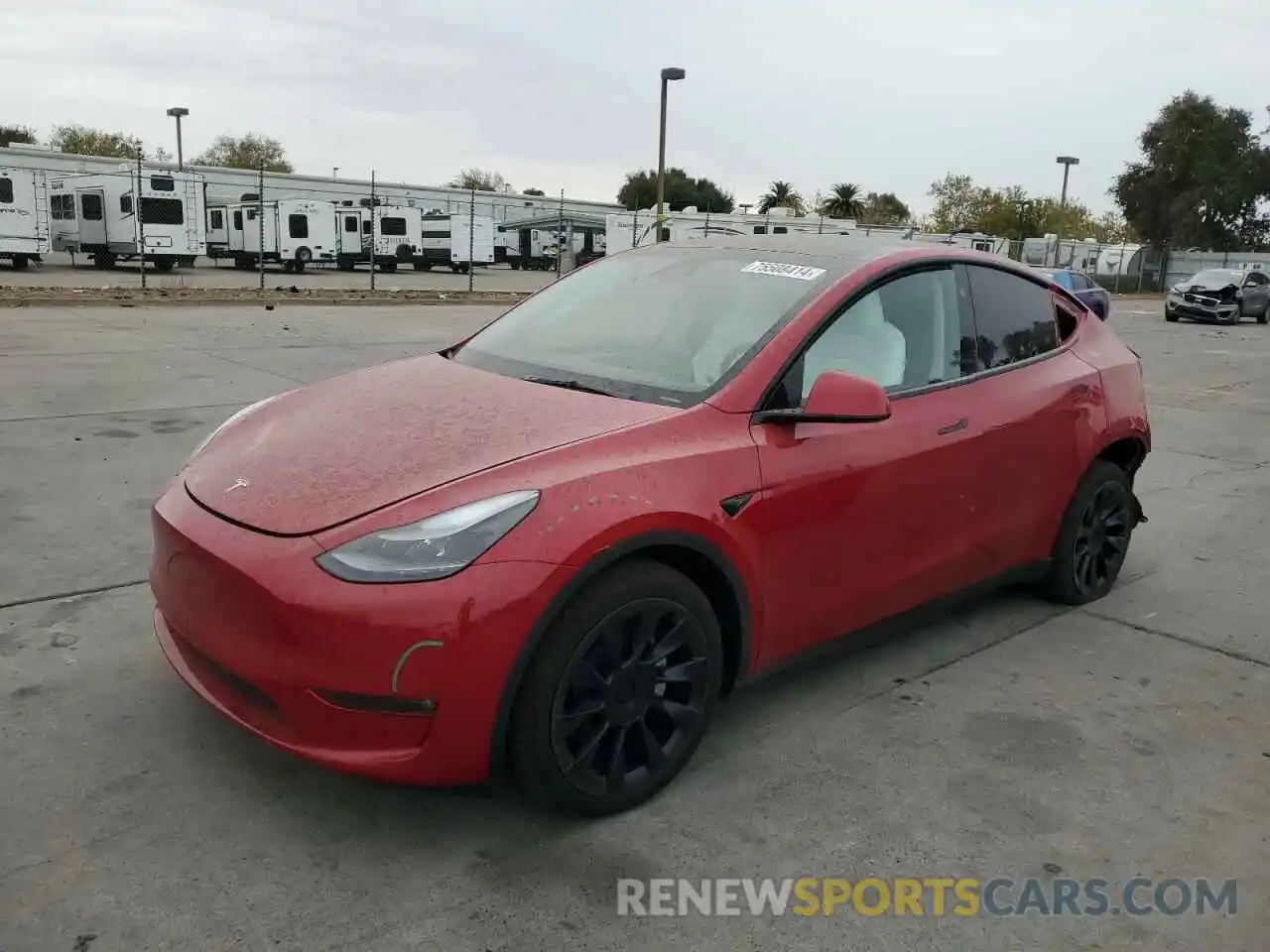 1 Photograph of a damaged car 7SAYGDEE2PF891272 TESLA MODEL Y 2023