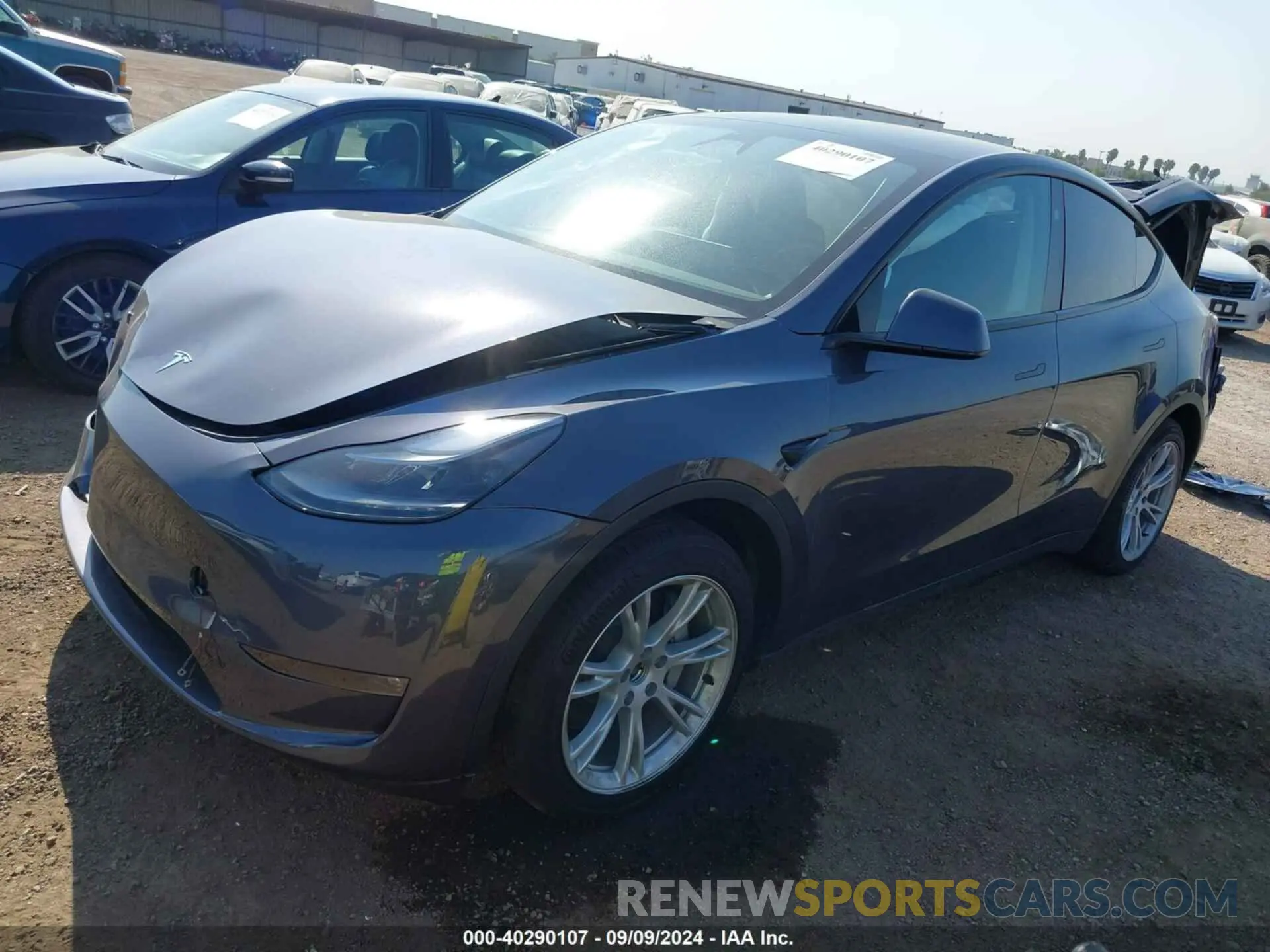 2 Photograph of a damaged car 7SAYGDEE2PF901850 TESLA MODEL Y 2023