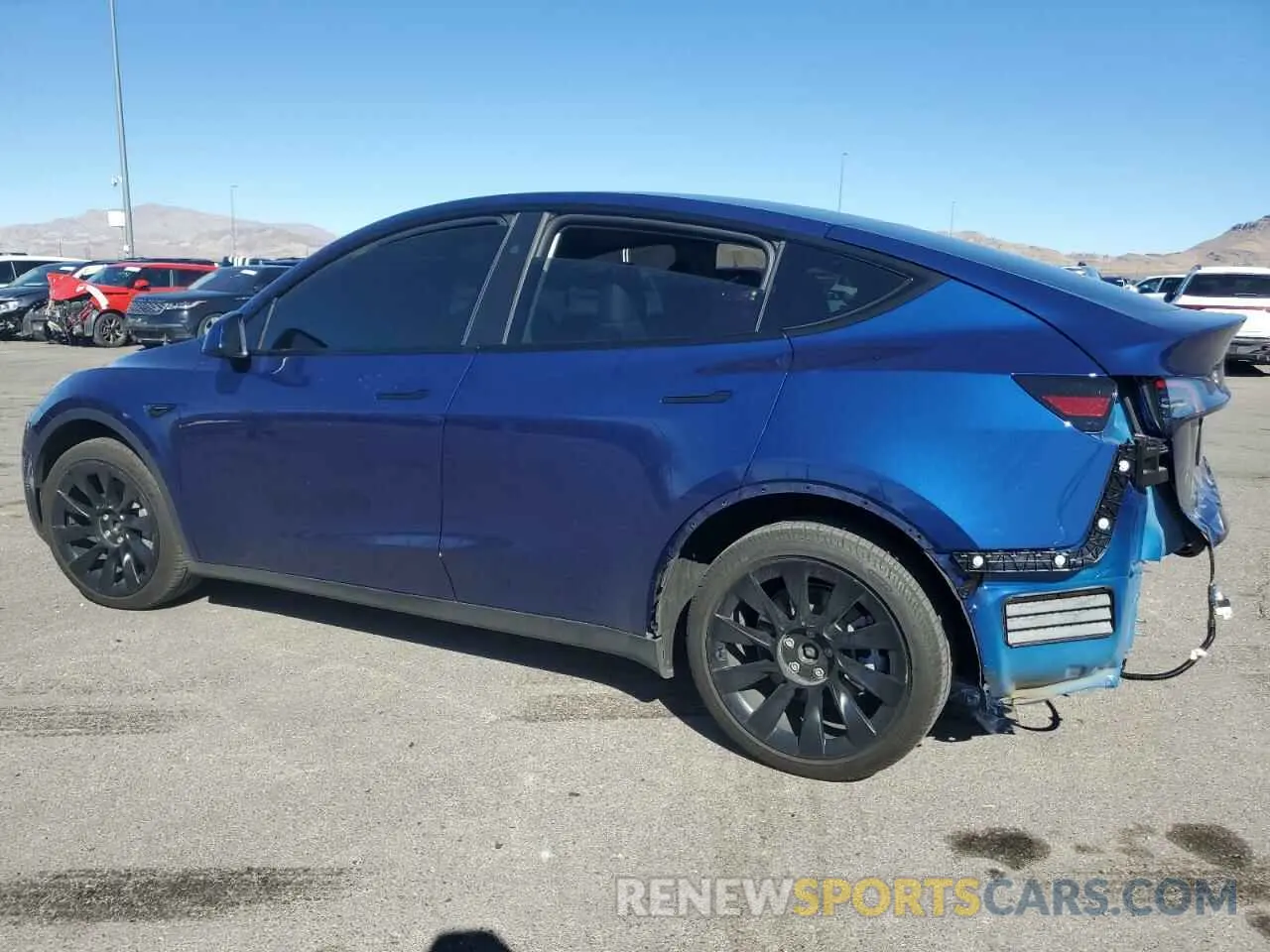 2 Photograph of a damaged car 7SAYGDEE2PF908622 TESLA MODEL Y 2023