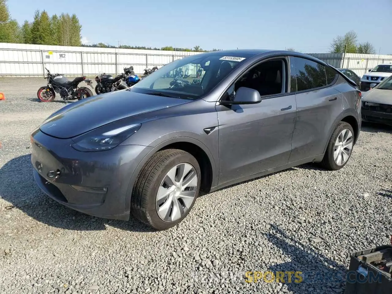 1 Photograph of a damaged car 7SAYGDEE2PF912797 TESLA MODEL Y 2023