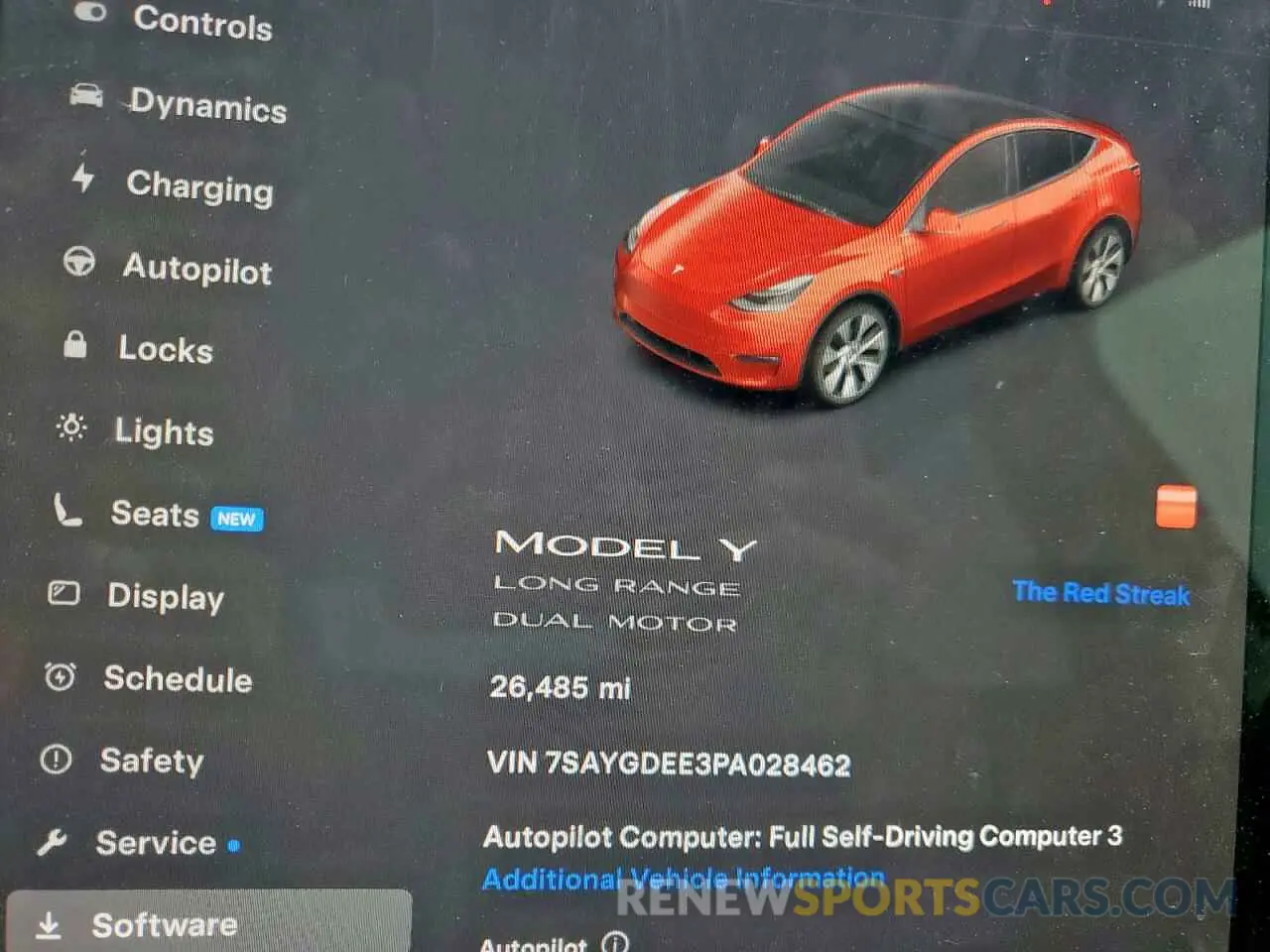 9 Photograph of a damaged car 7SAYGDEE3PA028462 TESLA MODEL Y 2023