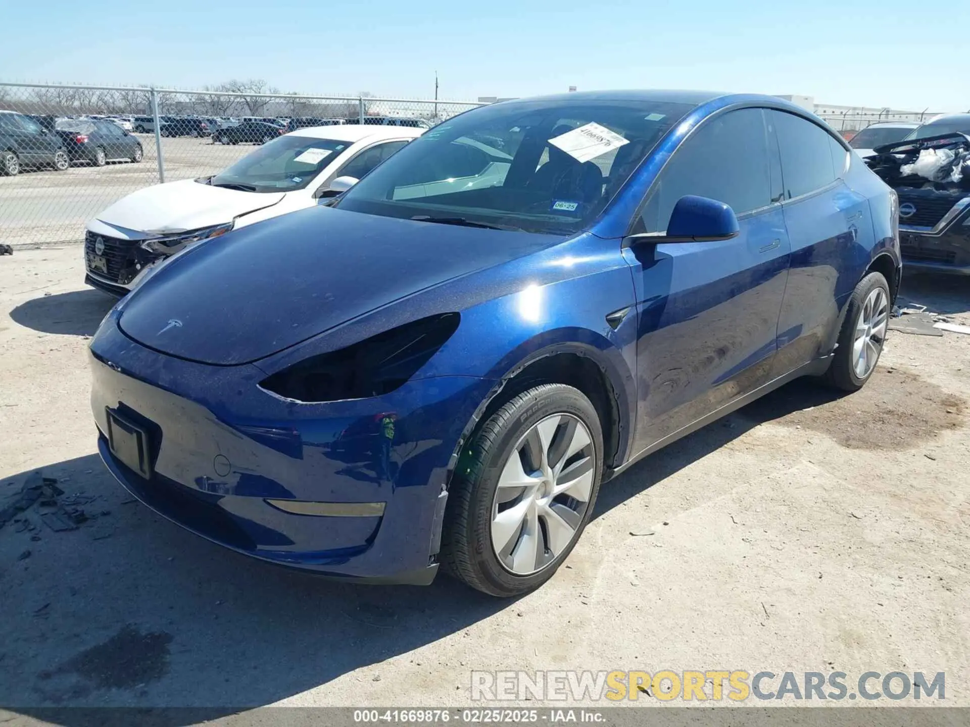 2 Photograph of a damaged car 7SAYGDEE3PA047108 TESLA MODEL Y 2023