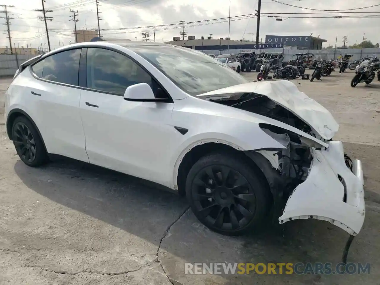 4 Photograph of a damaged car 7SAYGDEE3PA059839 TESLA MODEL Y 2023