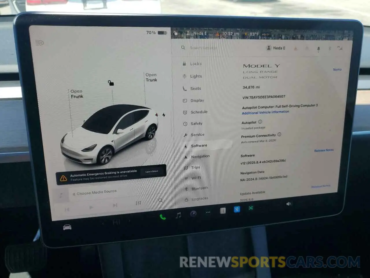 9 Photograph of a damaged car 7SAYGDEE3PA064507 TESLA MODEL Y 2023