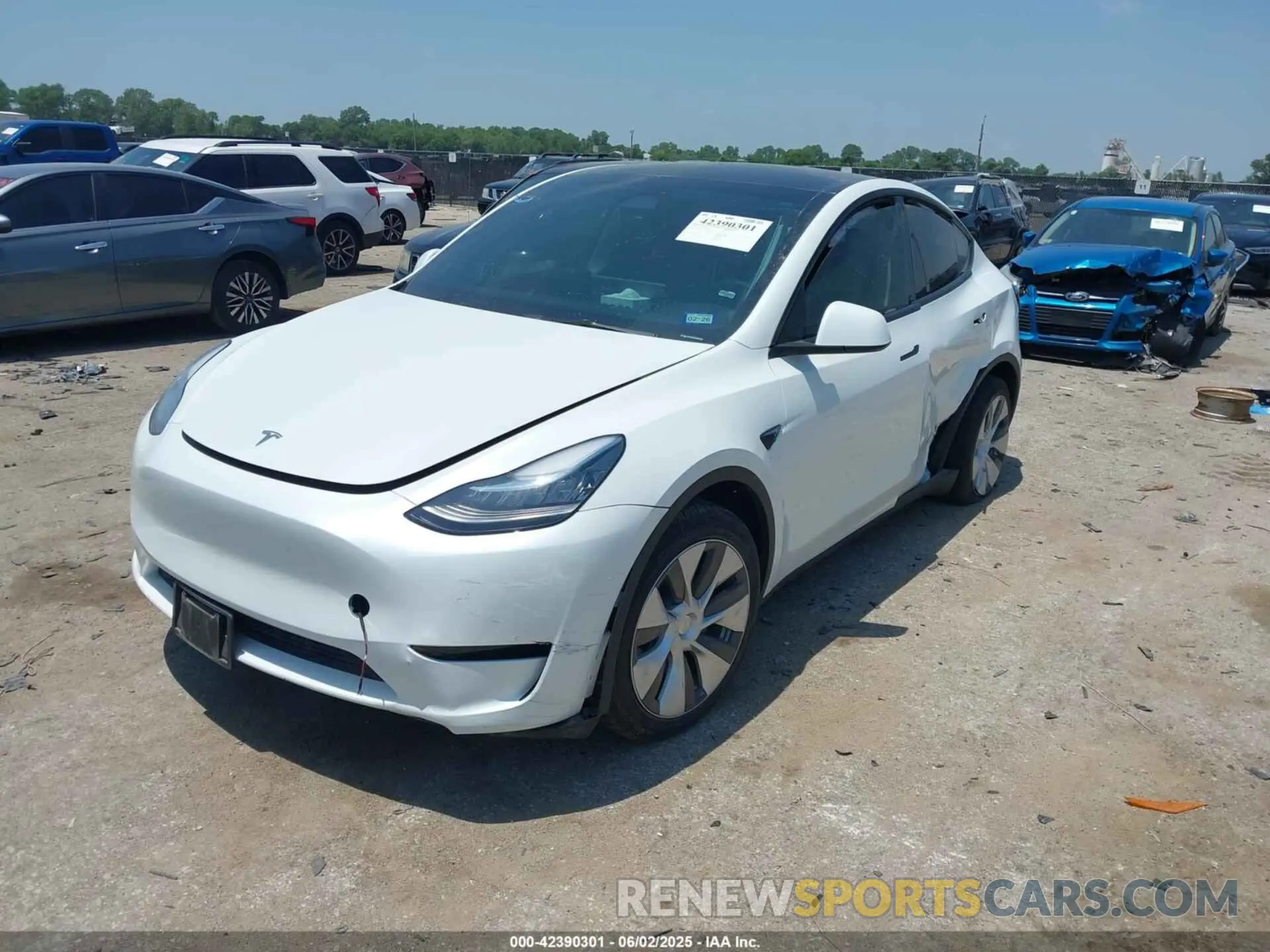2 Photograph of a damaged car 7SAYGDEE3PA067309 TESLA MODEL Y 2023