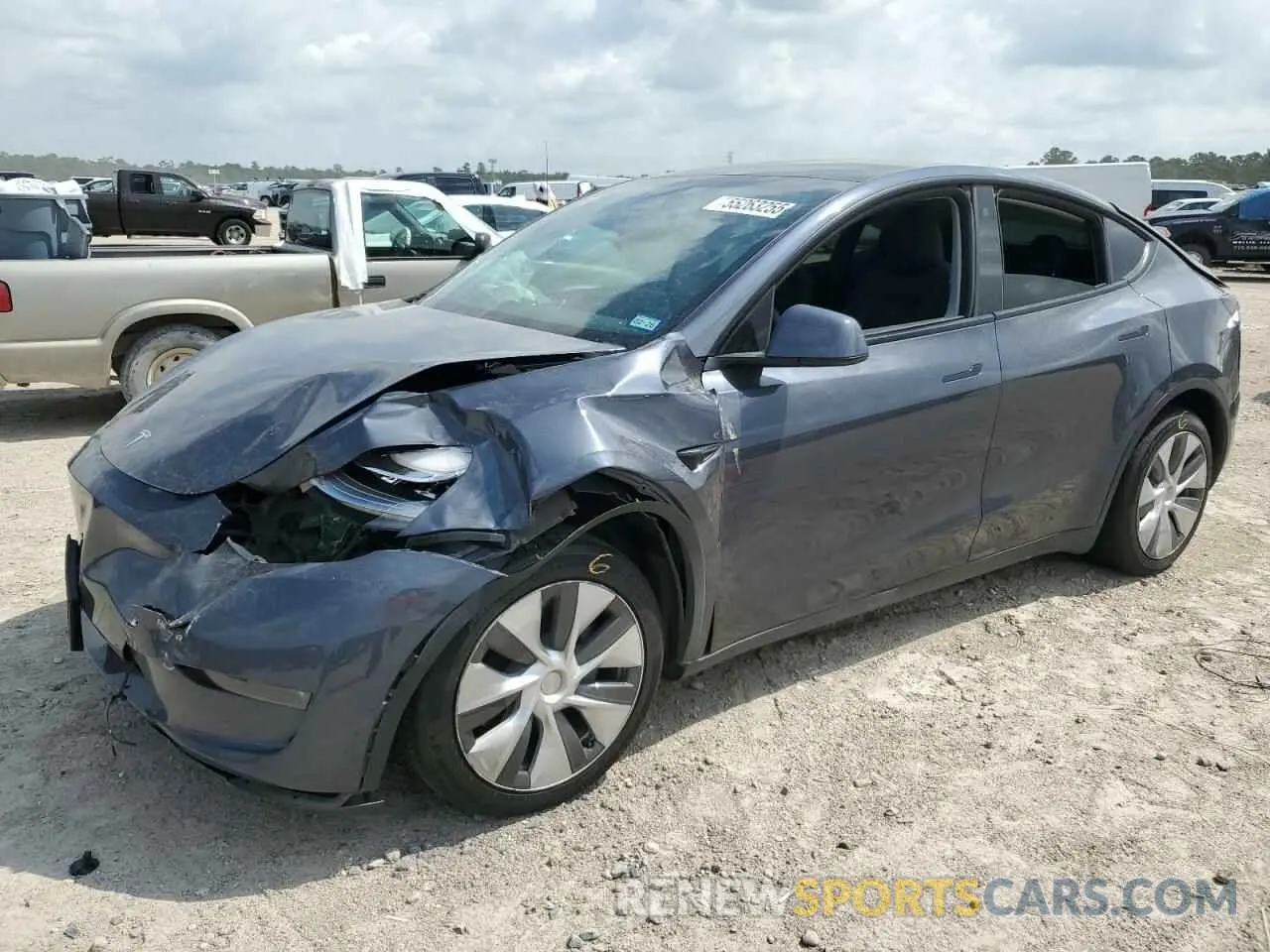 1 Photograph of a damaged car 7SAYGDEE3PA078875 TESLA MODEL Y 2023