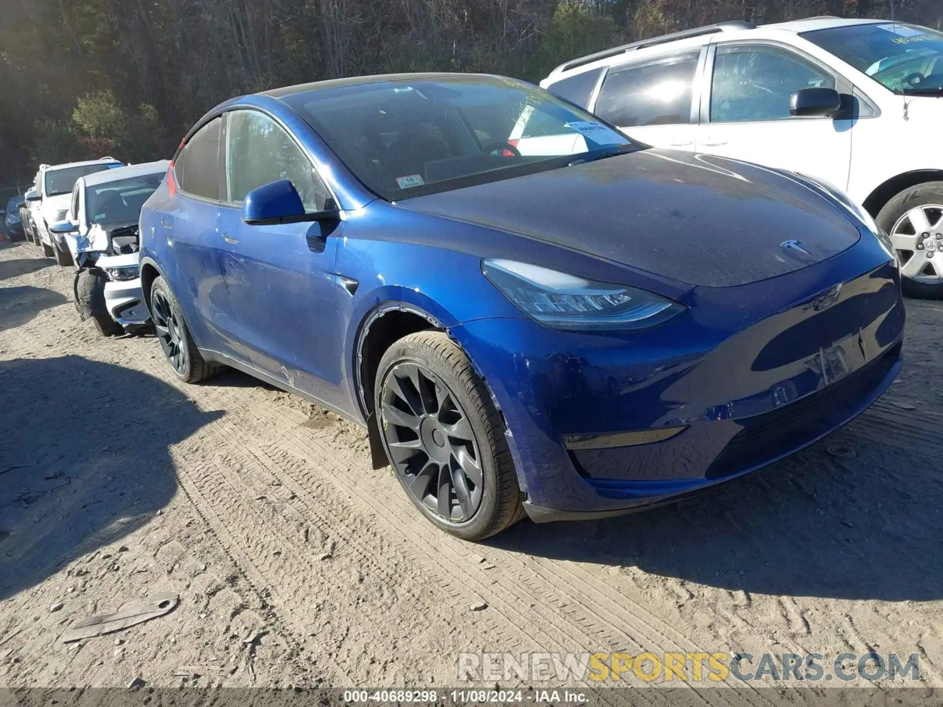 1 Photograph of a damaged car 7SAYGDEE3PA095028 TESLA MODEL Y 2023