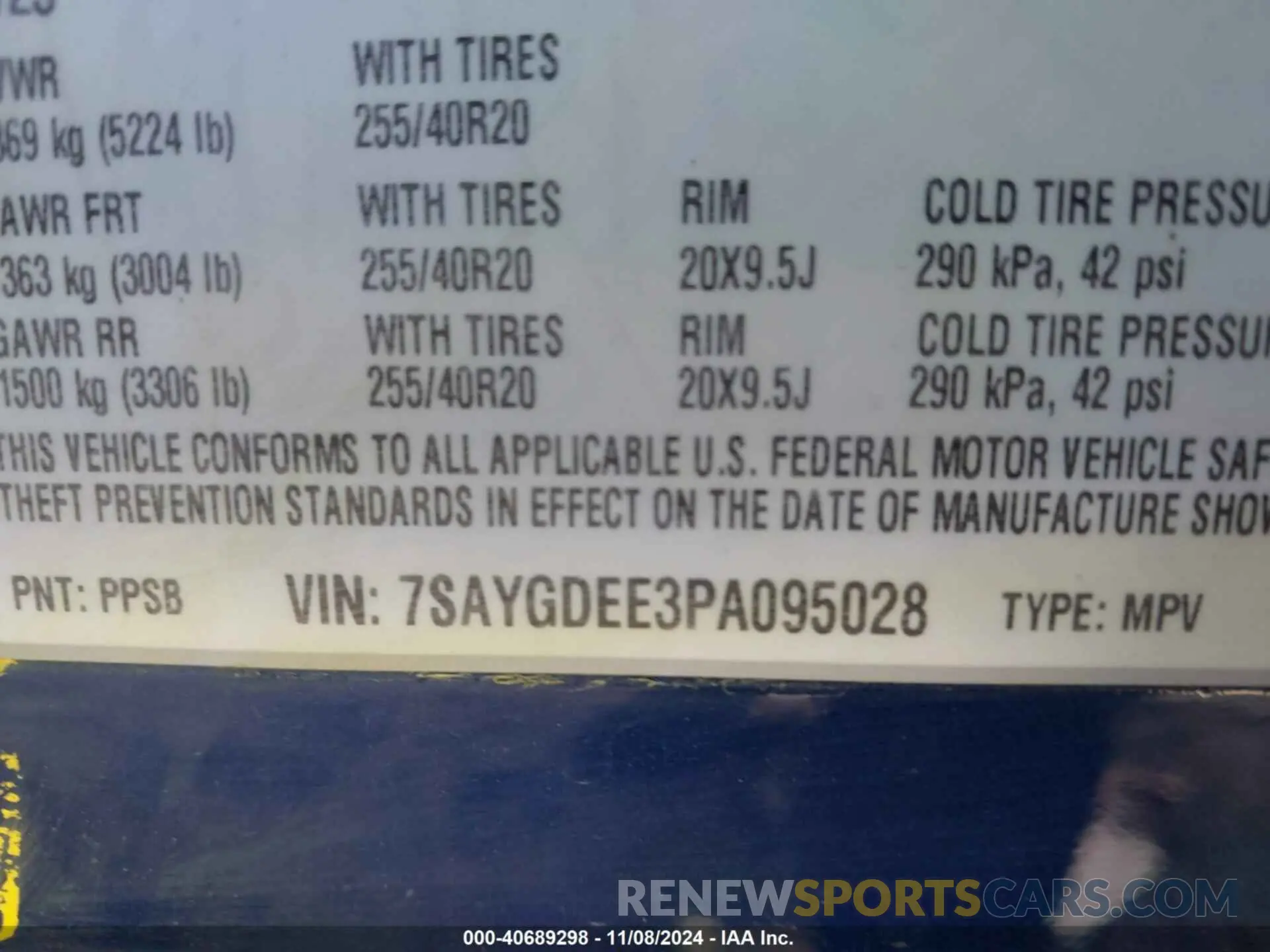 18 Photograph of a damaged car 7SAYGDEE3PA095028 TESLA MODEL Y 2023