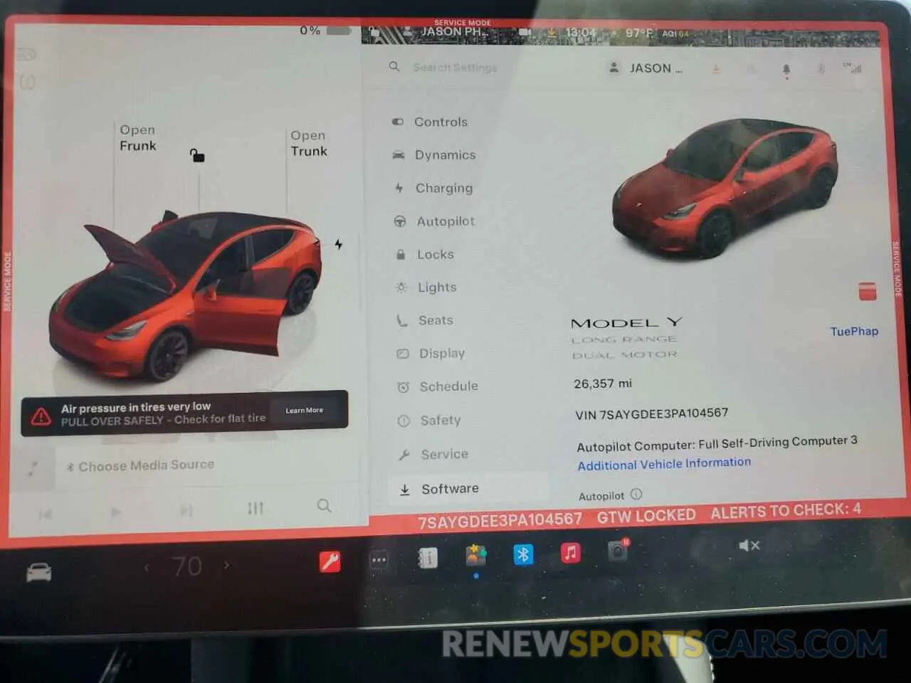 9 Photograph of a damaged car 7SAYGDEE3PA104567 TESLA MODEL Y 2023