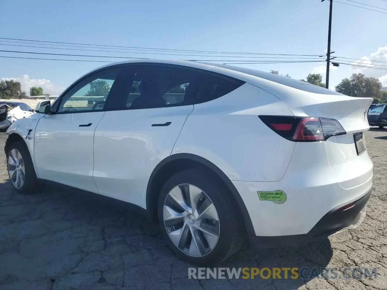 2 Photograph of a damaged car 7SAYGDEE3PA108330 TESLA MODEL Y 2023