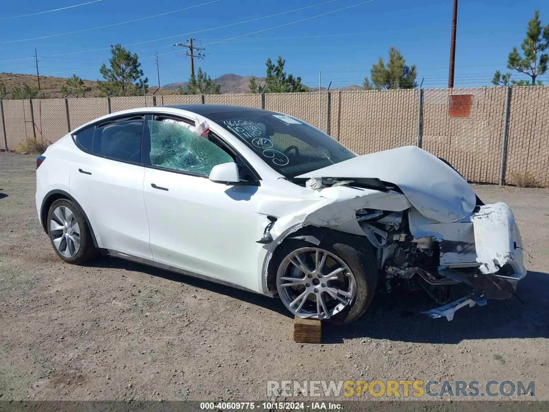 1 Photograph of a damaged car 7SAYGDEE3PA124284 TESLA MODEL Y 2023