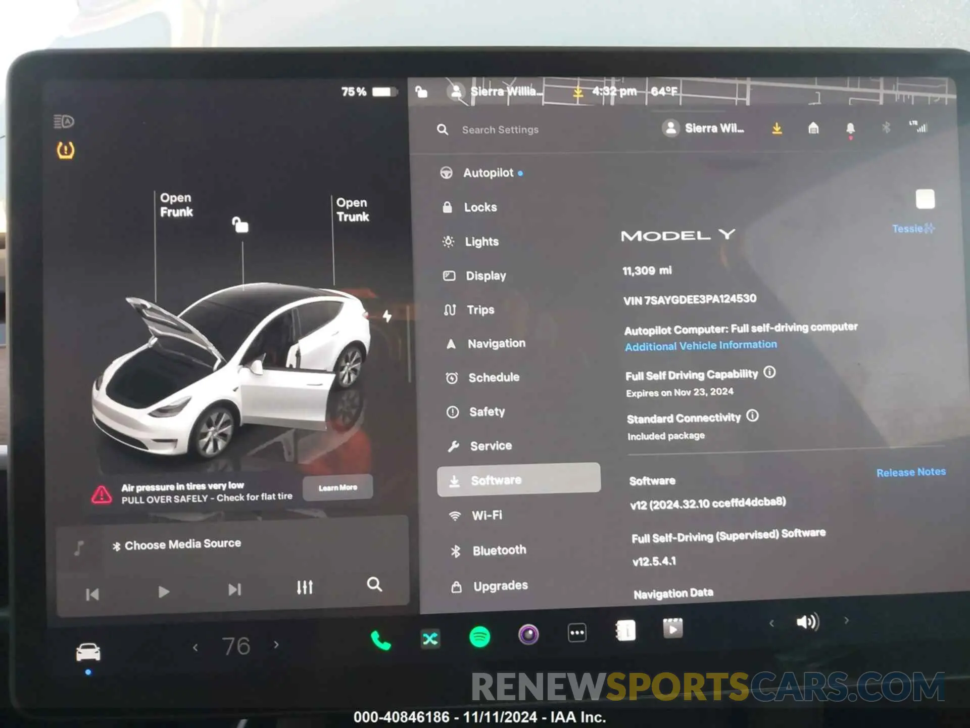 7 Photograph of a damaged car 7SAYGDEE3PA124530 TESLA MODEL Y 2023