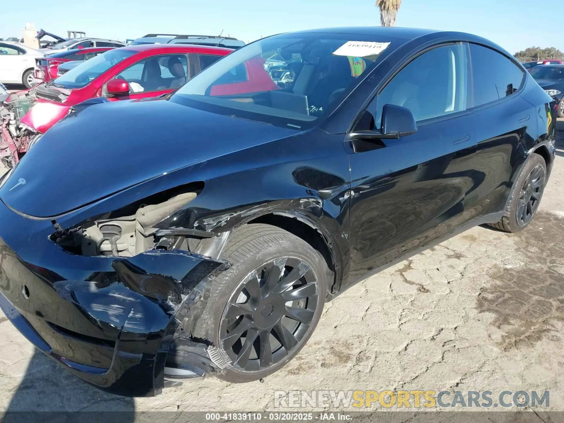 6 Photograph of a damaged car 7SAYGDEE3PA131056 TESLA MODEL Y 2023