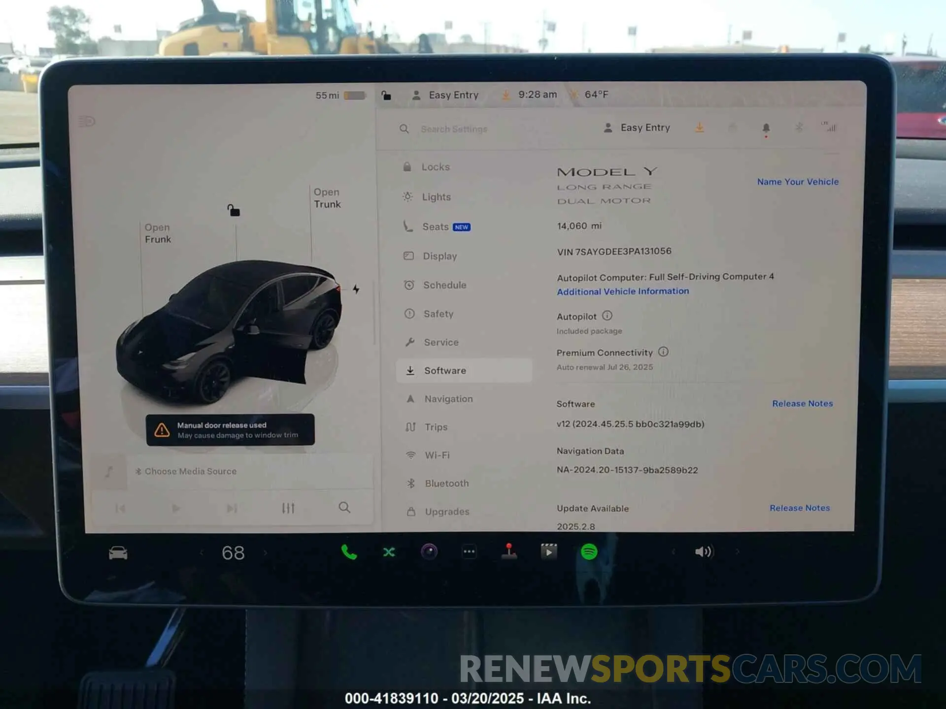 7 Photograph of a damaged car 7SAYGDEE3PA131056 TESLA MODEL Y 2023
