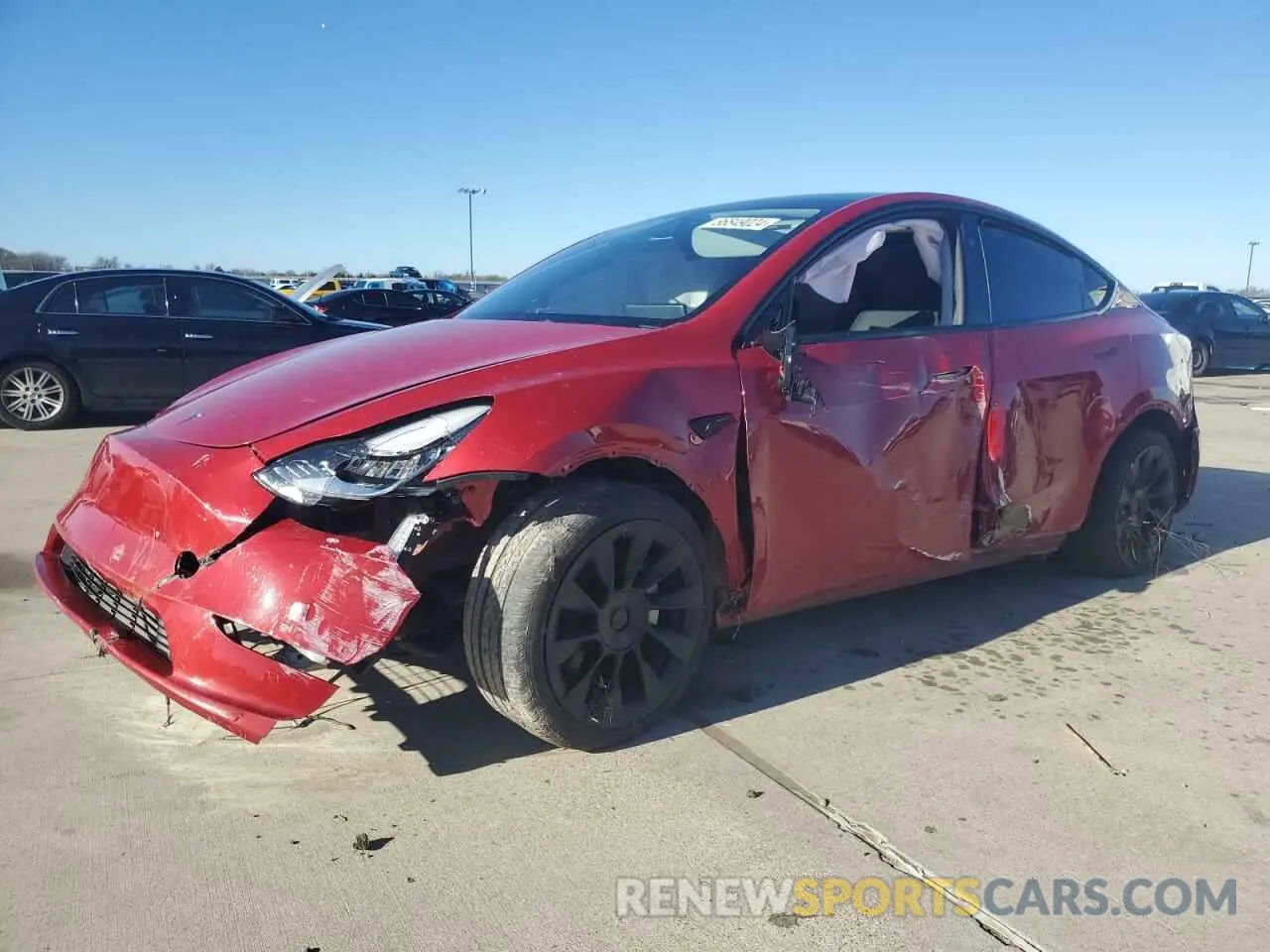 1 Photograph of a damaged car 7SAYGDEE3PA155261 TESLA MODEL Y 2023