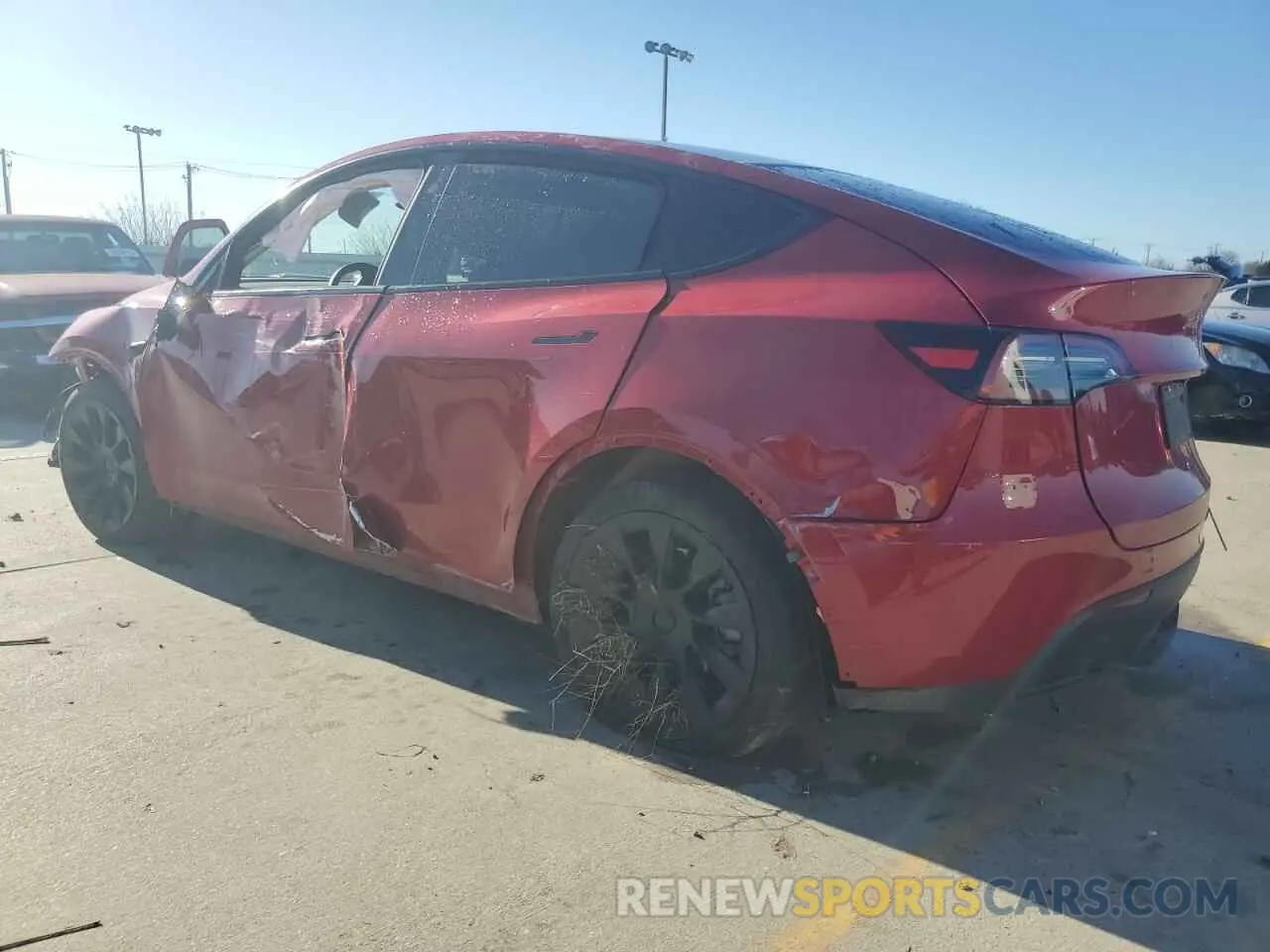 2 Photograph of a damaged car 7SAYGDEE3PA155261 TESLA MODEL Y 2023
