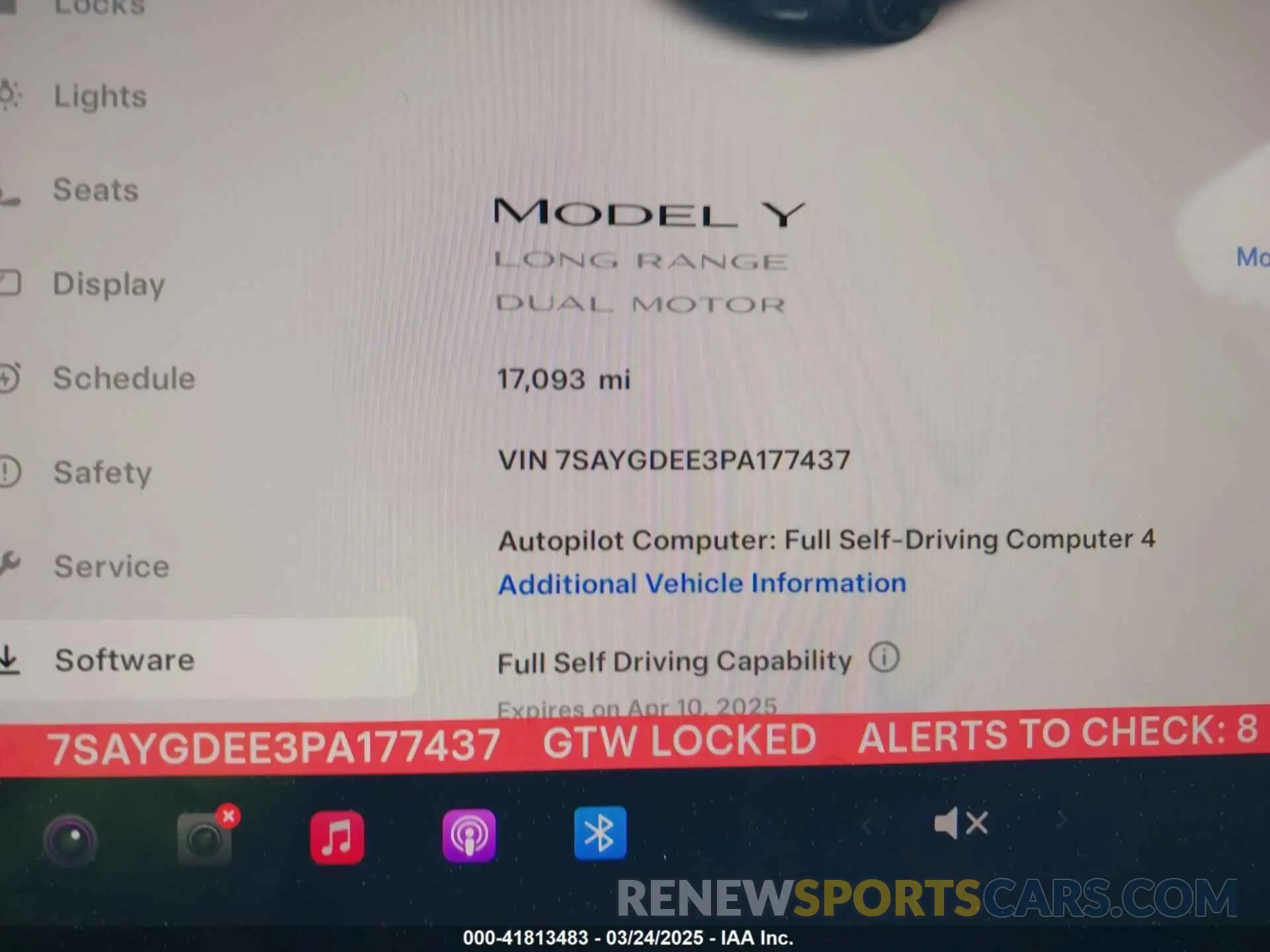 16 Photograph of a damaged car 7SAYGDEE3PA177437 TESLA MODEL Y 2023